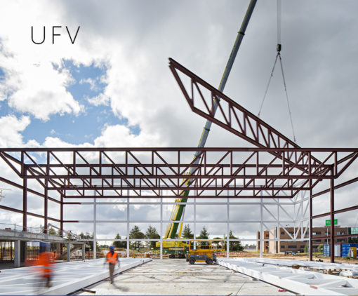 UFV Sport pavillion under construction, 2016