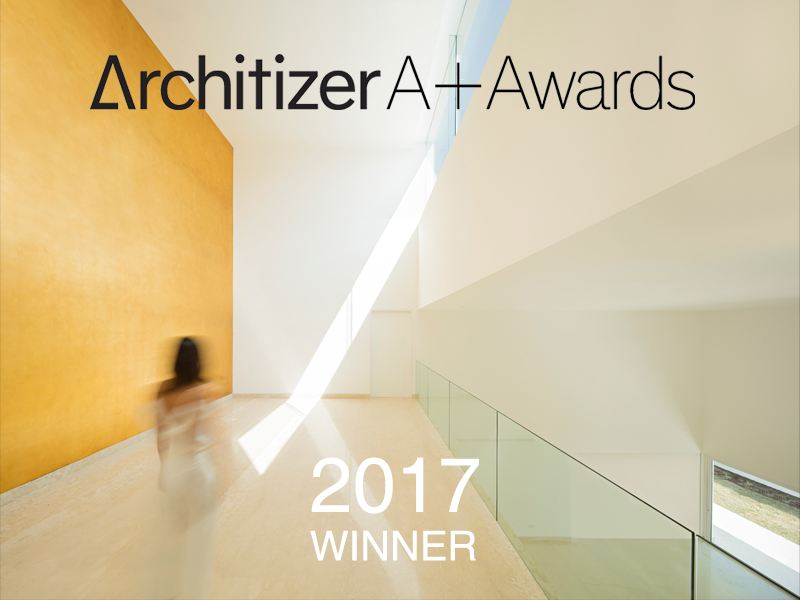 Architizer winner 2017. Domus Aurea.